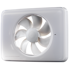 Вытяжной вентилятор Fresh Intellivent 100, белый 5 Вт