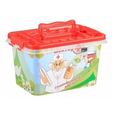 Альтернатива Контейнер Доктор+ М3217 4 л красный/белый/зеленый Alternativa