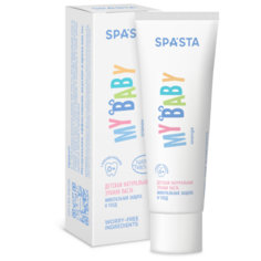 SP Детская натуральная зубная паста My BABY 0+ Минеральная защита и уход, 50 мл Spasta