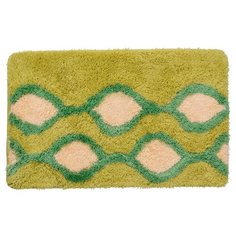 Коврик для ванной комнаты, 50*80 см, акрил, Curved Lines, green, IDDIS, 402A580I12