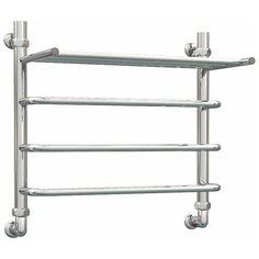 Водяной полотенцесушитель Роснерж Скоба L102100 50x60 с полкой