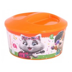 ШКАТУЛКА ИГРУШЕЧНАЯ "44 КОТЁНКА" КРУГЛАЯ (1/24) "АЛЬТЕРНАТИВА" М7664 Alternativa