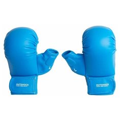 Митенки для карате 900 синие Насыщенный Синий S OUTSHOCK X Декатлон Decathlon