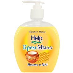 Крем-мыло Help Молоко и мед, 300 мл