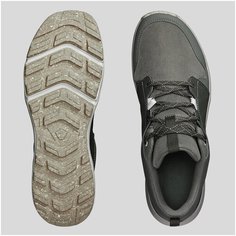 Мужские кроссовки для походов по природным маршрутам - NH150, размер: 47, цвет: Пепельный Хаки/Чёрно-Зелёный Цвет QUECHUA Х Декатлон Decathlon