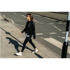 Кроссовки для активной ходьбы женские Actiwalk Comfort Leather бежевые, размер: EU38, цвет: Песочный Бежевый/Сливочный NEWFEEL Х Декатлон Decathlon