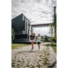 Кроссовки для бега женские RUN SUPPORT черно-белые, размер: EU37, цвет: Черный KALENJI Х Декатлон Decathlon