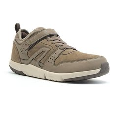 Кроссовки для ходьбы мужские Actiwalk Easy Leather бежевые, размер: EU45, цвет: Коричневый NEWFEEL Х Декатлон Decathlon