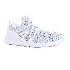 Мужские кроссовки для активной ходьбы PW 140 бело-серые, размер: 44, цвет: Белоснежный/Перламутровый Серый NEWFEEL Х Декатлон Decathlon