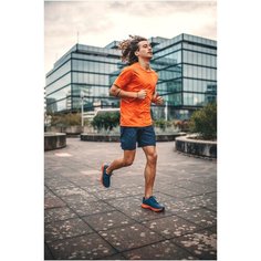Кроссовки для бега мужские RUN SUPPORT темно-синие, размер: 43, цвет: Китово-Серый KALENJI Х Декатлон Decathlon
