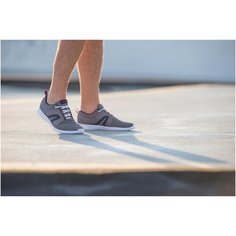 Мужские кроссовки для активной ходьбы Soft 140 серые, размер: 40, цвет: Светлый Графит/Ночной Синий NEWFEEL Х Декатлон Decathlon