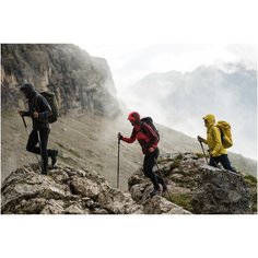 Куртка водонепроницаемая для горных походов женская MH500, размер: L, цвет: Тёмно-Рубиновый/Кораллово-Красный QUECHUA Х Декатлон Decathlon