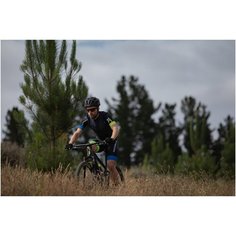 Шорты мужские для горного велоспорта XC MARATHON, размер: XL, цвет: Черный/Синий Графит ROCKRIDER Х Декатлон Decathlon
