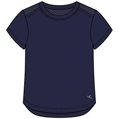 Футболка для девочек и мальчиков 500 Baby Gym, размер: 96-102CM 3-4A, цвет: Синий Графит/Синий Графит DOMYOS Х Декатлон Decathlon
