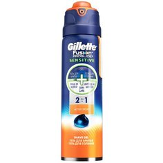 Гель для бритья Fusion ProGlide Sensitive 2-в-1 Active Sport Gillette, 170 мл