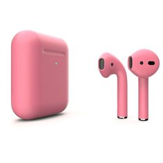Беспроводные наушники Apple AirPods 2 Color (беспроводная зарядка чехла), матовый розовый