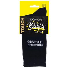 Мужские носки арт. 187 Внуку, цвет синий, размер 25-27 Touch