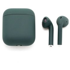 Беспроводные наушники Apple AirPods 2 Color (без беспроводной зарядки чехла), матовый темно-зеленый (болото)