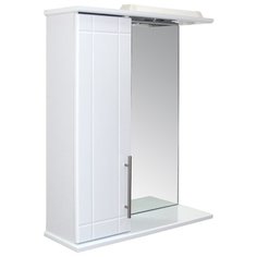 Шкаф навесной "ВИЛЕНА-55" левый с подсветкой (ПВХ) Mixline