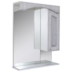 Шкаф навесной "КРИТ-60" патина серебро, без подсветки (ПВХ) Mixline