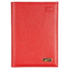 Портмоне с отделением для автодок. из кожи Хром доллар, BV-6-1 Red CLASSIC II Zinger