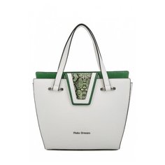 1818 Fiato Dream кожа белый/зеленый (сумка женская)