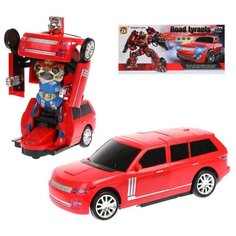 Трансформер Наша Игрушка Машина-робот, свет и звук (8991)