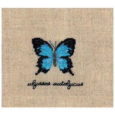 Набор для вышивания: PAPILLONS ULYSSES AUTOLYCUS (Бабочка ULYSSES AUTOLYCUS) Le Bonheur des Dames, 5*5,5 3628