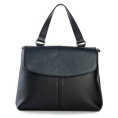Сумка сэтчел AFINA 496, натуральная кожа, черный