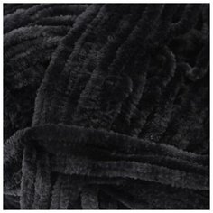 Пряжа YarnArt "Velour", 100% микрополиэстер, 170 м/100 г, (842 черный)