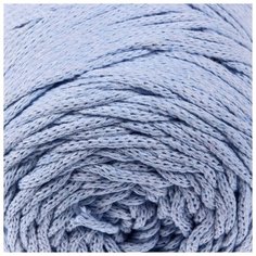 Пряжа-шнур YarnArt "Macrame Cotton", 15% полиэстер, 85% хлопок, 225 м/250 гр, (760 голубой)
