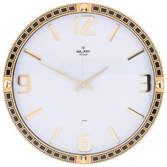 Часы настенные кварцевые GALAXY, диаметр 39.5 см, диаметр циферблата 34.9 см (207-321)