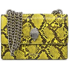 Сумка-клатч женская Kurt Geiger KG2888793719 yellow-snake print
