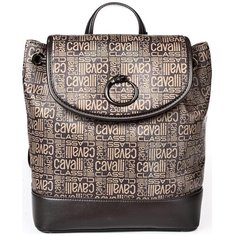 Сумка-рюкзак женская Cavalli Class C92PWCSD0055025 brown Monogram 005