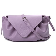 Сумка кроссбоди Afina 527, натуральная кожа, cирень