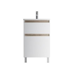 База под раковину, напольная, 55 см, 2 ящика, белый глянец X-Joy Am.Pm