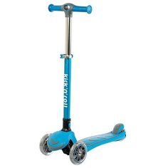 Самокат для детей kick’n’roll, складной, нагрузка до 50 кг, светящиеся колеса (КК0003) Kicknroll