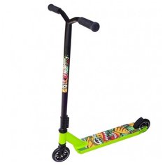 Самокат трюковой "Street Hit" Master с алюминиевыми колесами, зеленый