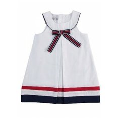 Платье для девочки Monna Rosa белое, размер 92-98