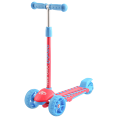 САМОКАТ ТРЁХКОЛЁСНЫЙ TECH TEAM "LAMBO" красный