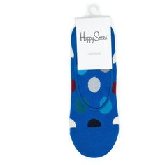 Невидимые носки Happy Socks с горошинами Happy Socks - Liner - Blue - Multi 36-40