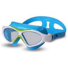 Очки для плавания (полумаска) детские INDIGO CARP GL2J-7 Бело-Голубой