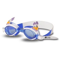 Очки для плавания детские INDIGO Уточка 1753 G Бело-Голубой