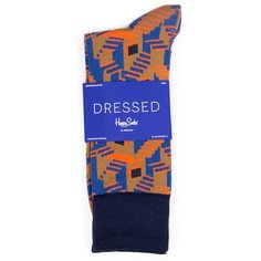 Мужские носки для делового костюма Dressed - City Maze 39-42 Happy Socks