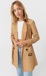 Stradivarius Базовый Тренч Бежевый L