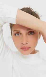 Stradivarius Укороченный Топ Soft Touch Ванильный S