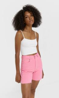 Stradivarius Длинные Шорты Цвет Фуксии 42