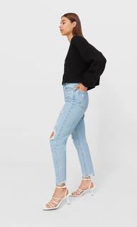 Stradivarius Укороченный Кардиган Черный Xs