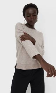 Stradivarius Футболка Из Мягкой Ткани Бежевый Xs
