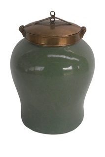Ваза с крышкой 24x24x31 ГЛАСАР